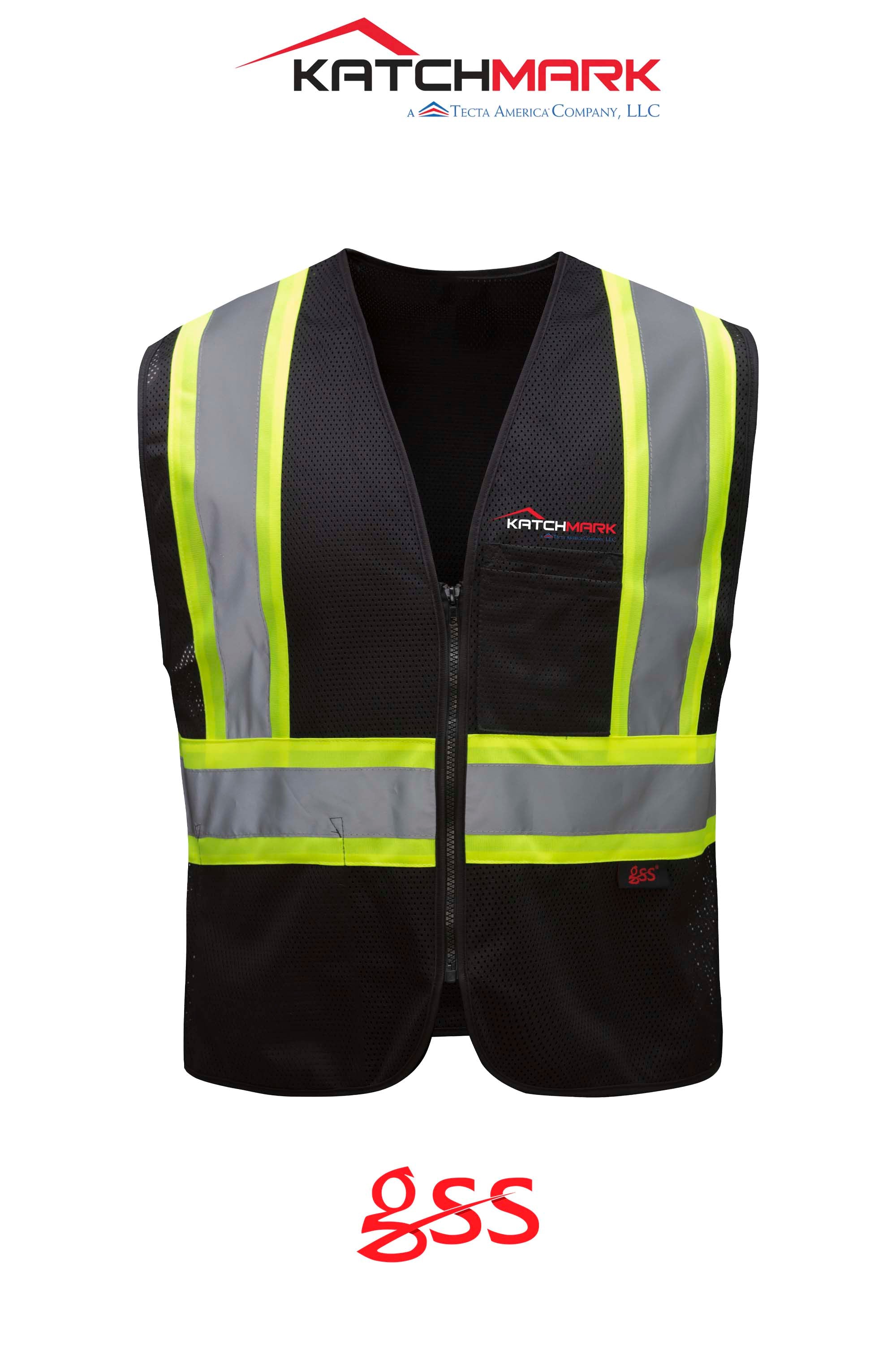Enhanced Visibility Multi-color Vest - Katchmark, A Tecta American Company LLC