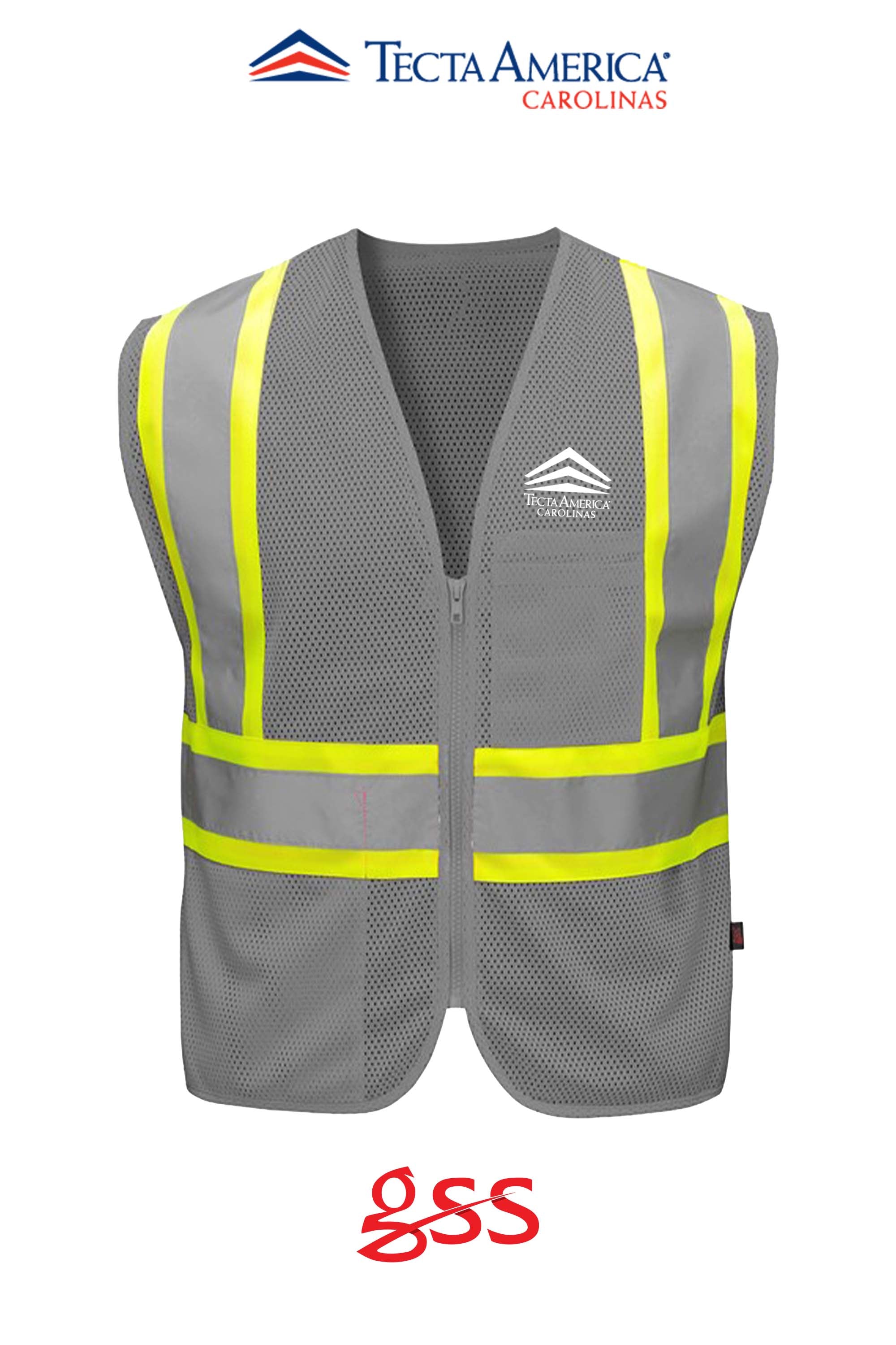 Enhanced Visibility Multi-color Vest - Tecta America Carolinas LLC