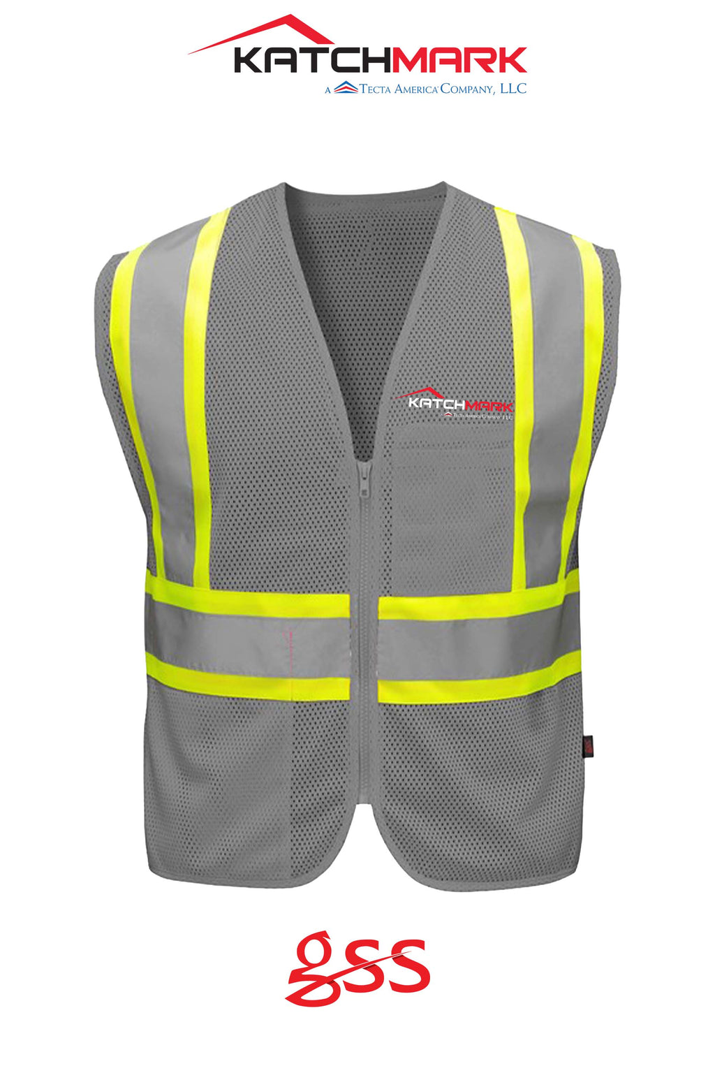 Enhanced Visibility Multi-color Vest - Katchmark, A Tecta American Company LLC