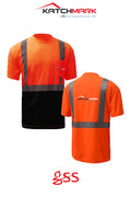 Class 2 Safety T-shirt with black bottom - Katchmark, A Tecta American Company LLC