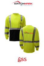 Class 2 Safety Long Sleeve with black bottom - Katchmark, A Tecta American Company LLC