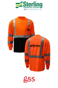 Class 2 Safety Long Sleeve with black bottom - Sterling, A Tecta American Company LLC