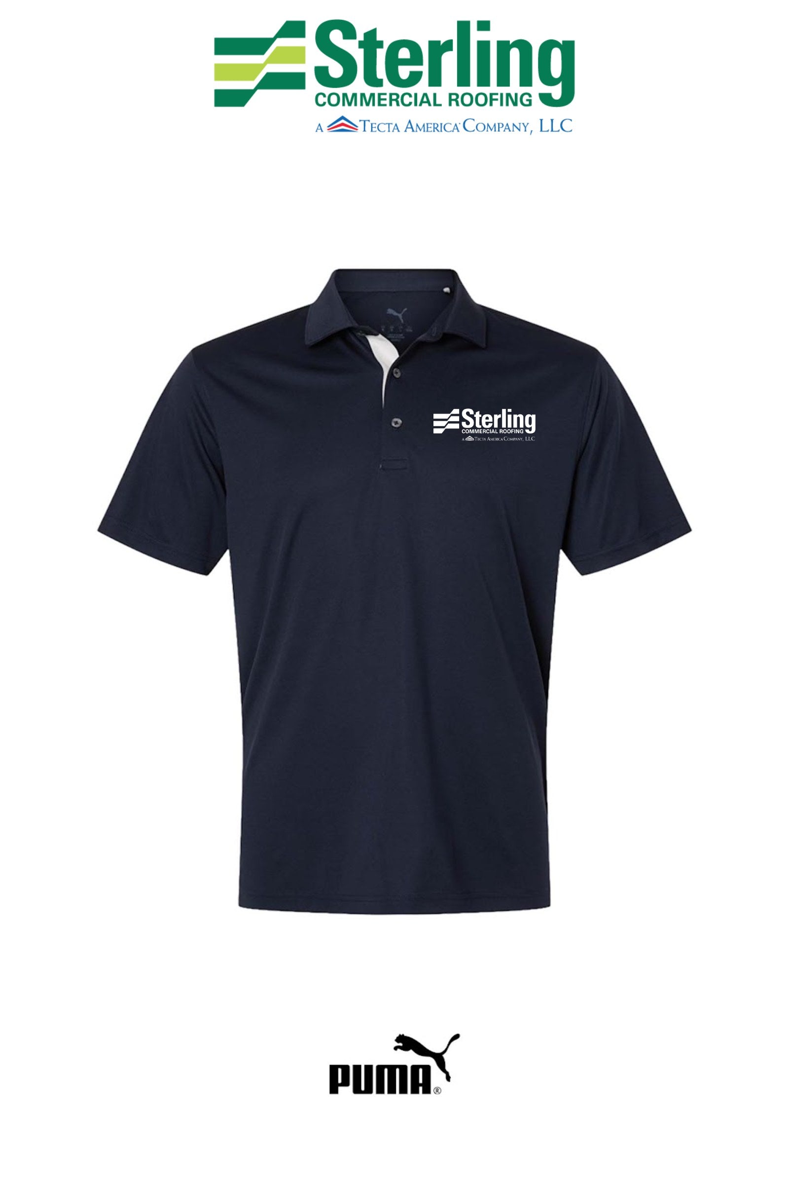 PUMA Men's Pure 2.0 Polo - Sterling Commercial Roofing