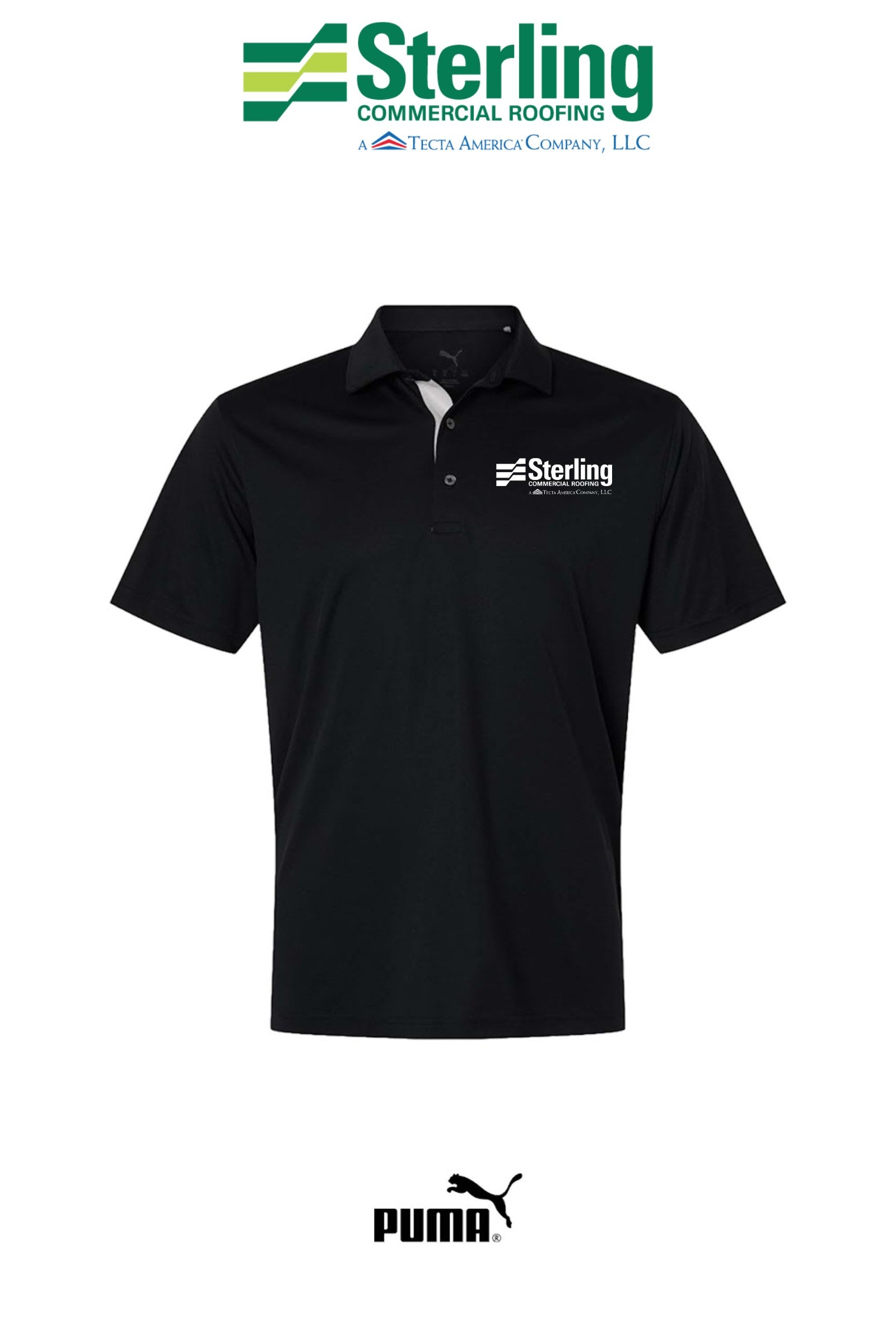 PUMA Men's Pure 2.0 Polo - Sterling Commercial Roofing