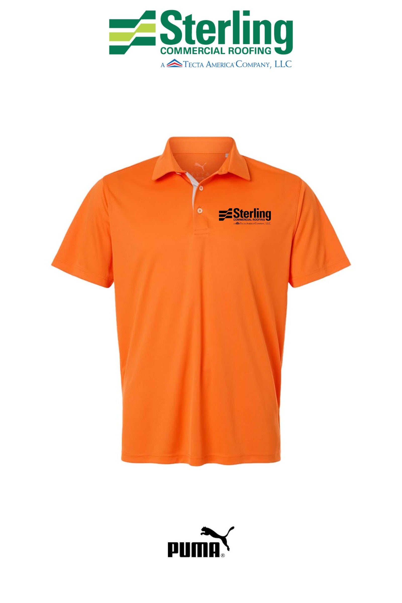 PUMA Men's Pure 2.0 Polo - Sterling Commercial Roofing