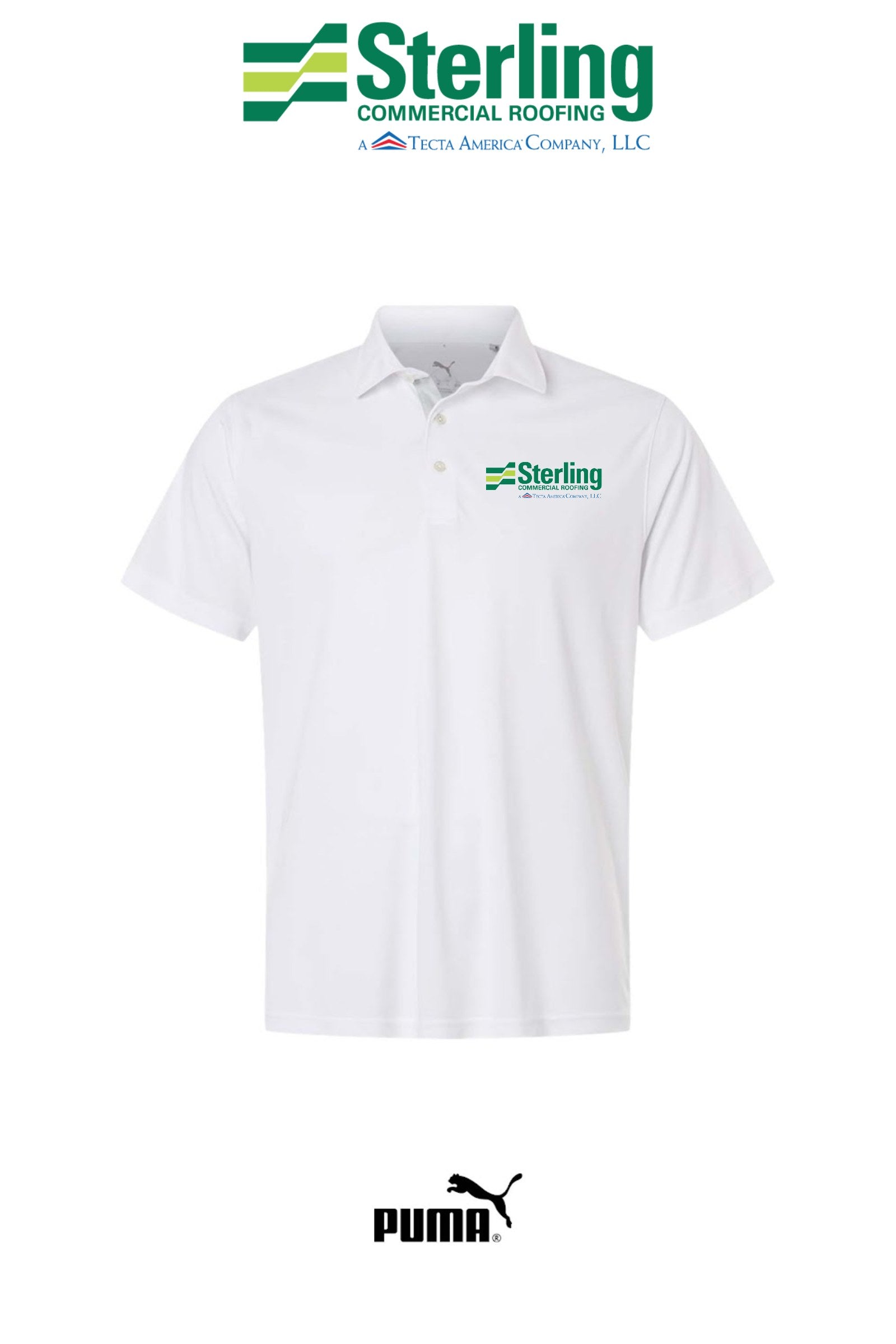 PUMA Men's Pure 2.0 Polo - Sterling Commercial Roofing