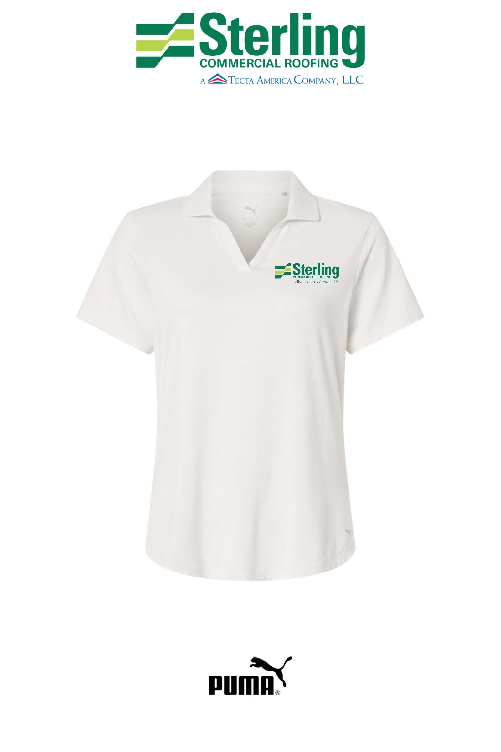 Womens Icon Heather Polo - Sterling Commercial Roofing