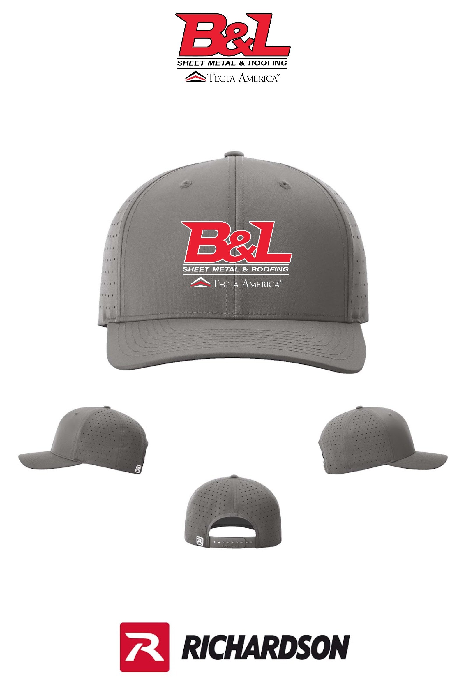 Richardson 632 Laser Perf R-Flex Snapback - B&L Sheet Metal & Roofing