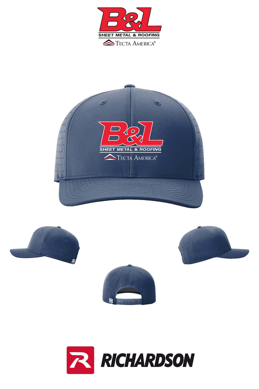 Richardson 632 Laser Perf R-Flex Snapback - B&L Sheet Metal & Roofing