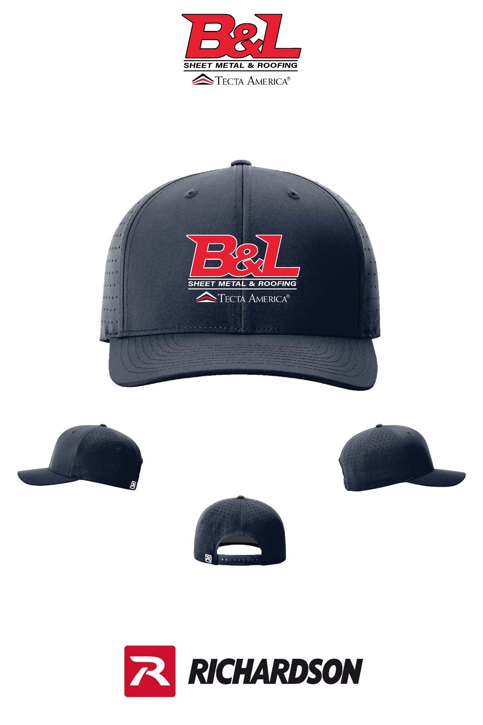 Richardson 632 Laser Perf R-Flex Snapback - B&L Sheet Metal & Roofing
