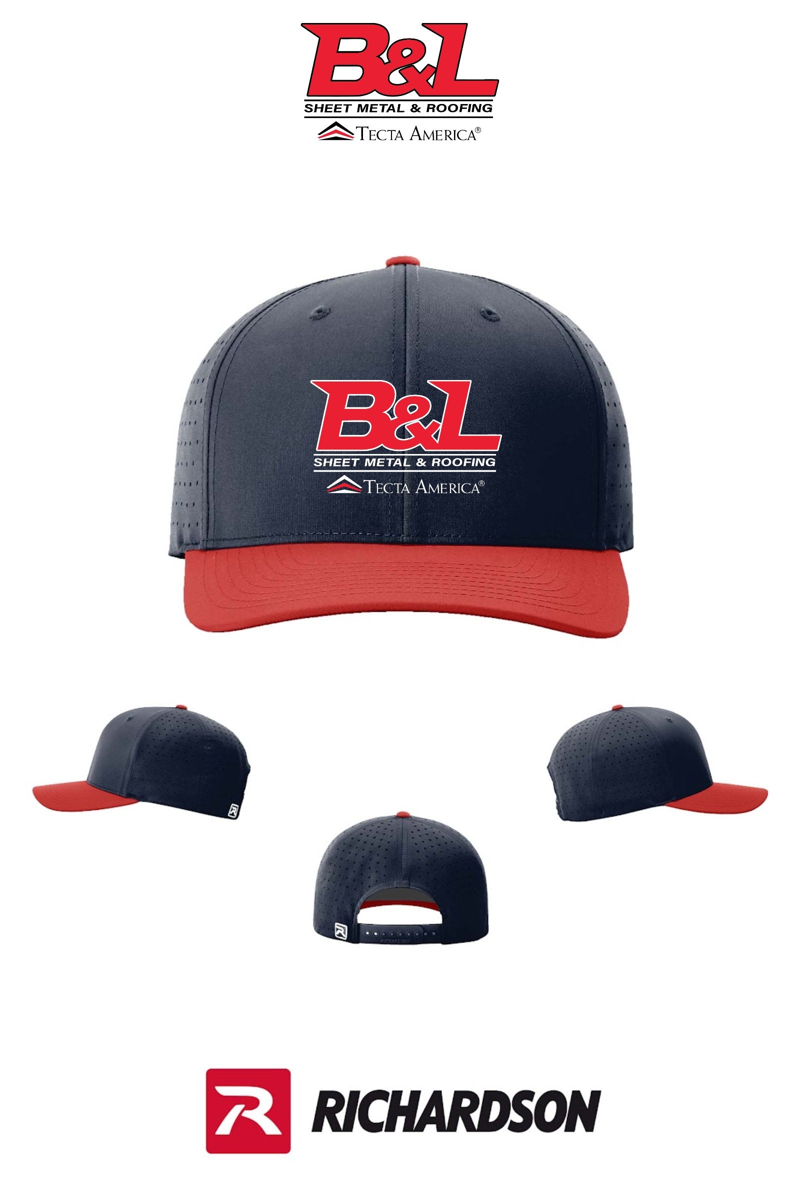 Richardson 632 Laser Perf R-Flex Snapback - B&L Sheet Metal & Roofing
