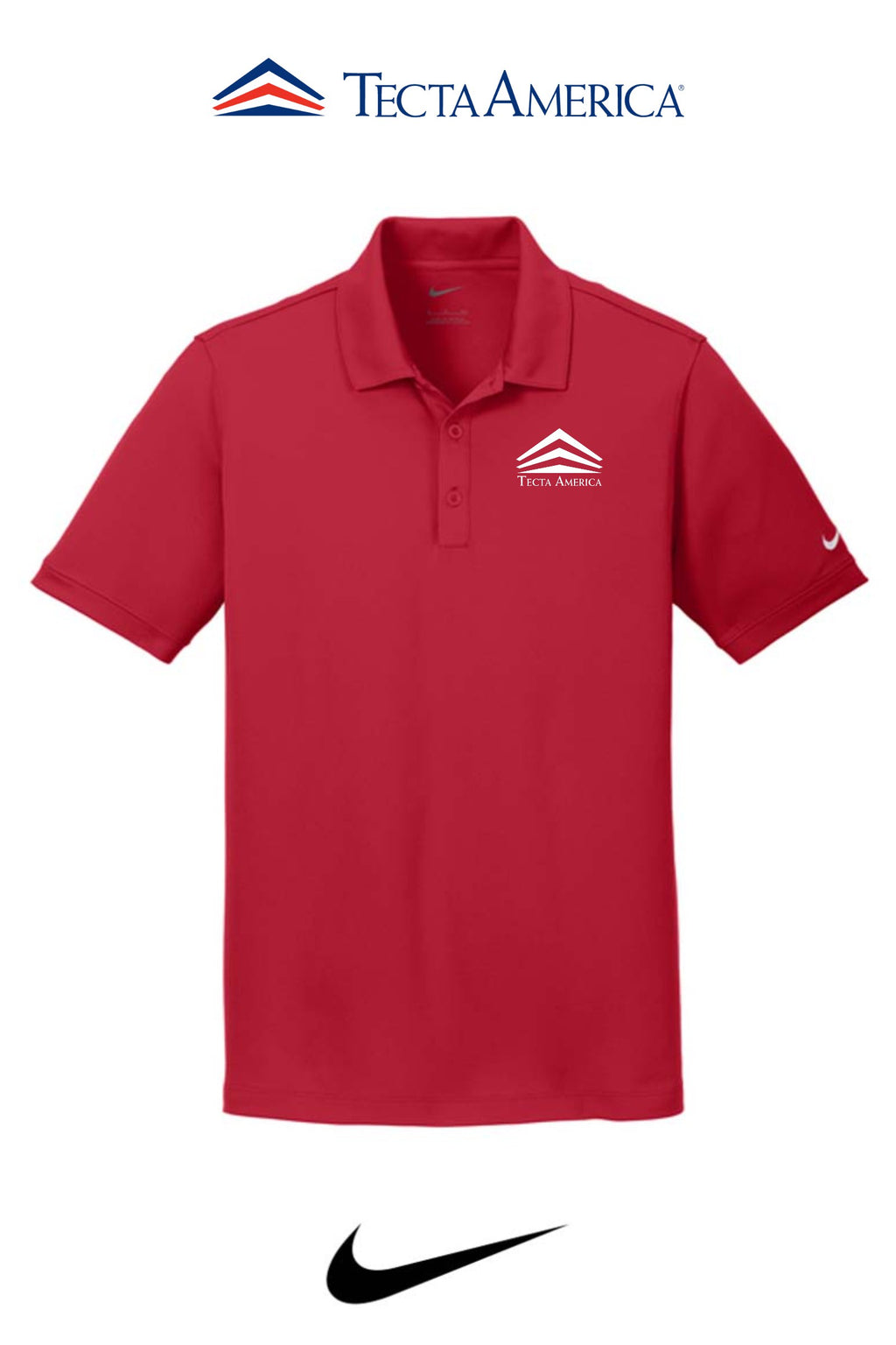 Nike Men's Dri-FIT Solid Icon Pique Modern Fit Polo - Corporate