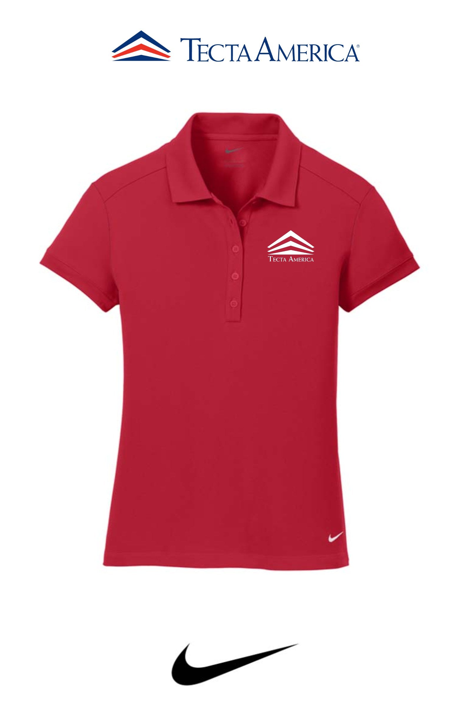 Nike Women's Dri-FIT Solid Icon Pique Modern Fit Polo - Corporate