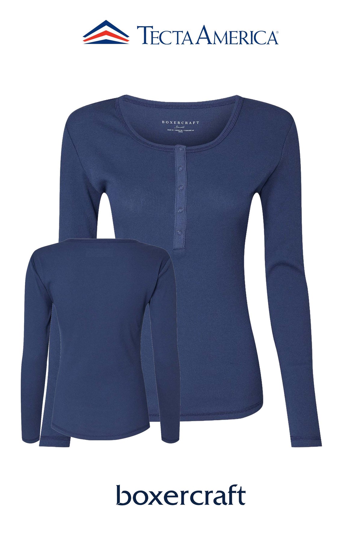 Boxercraft Women's Harper Long Sleeve Henley