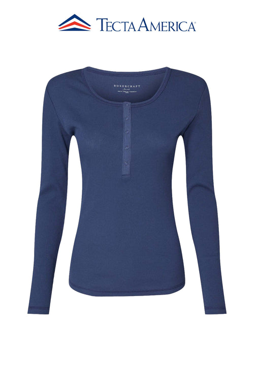 Boxercraft Women's Harper Long Sleeve Henley