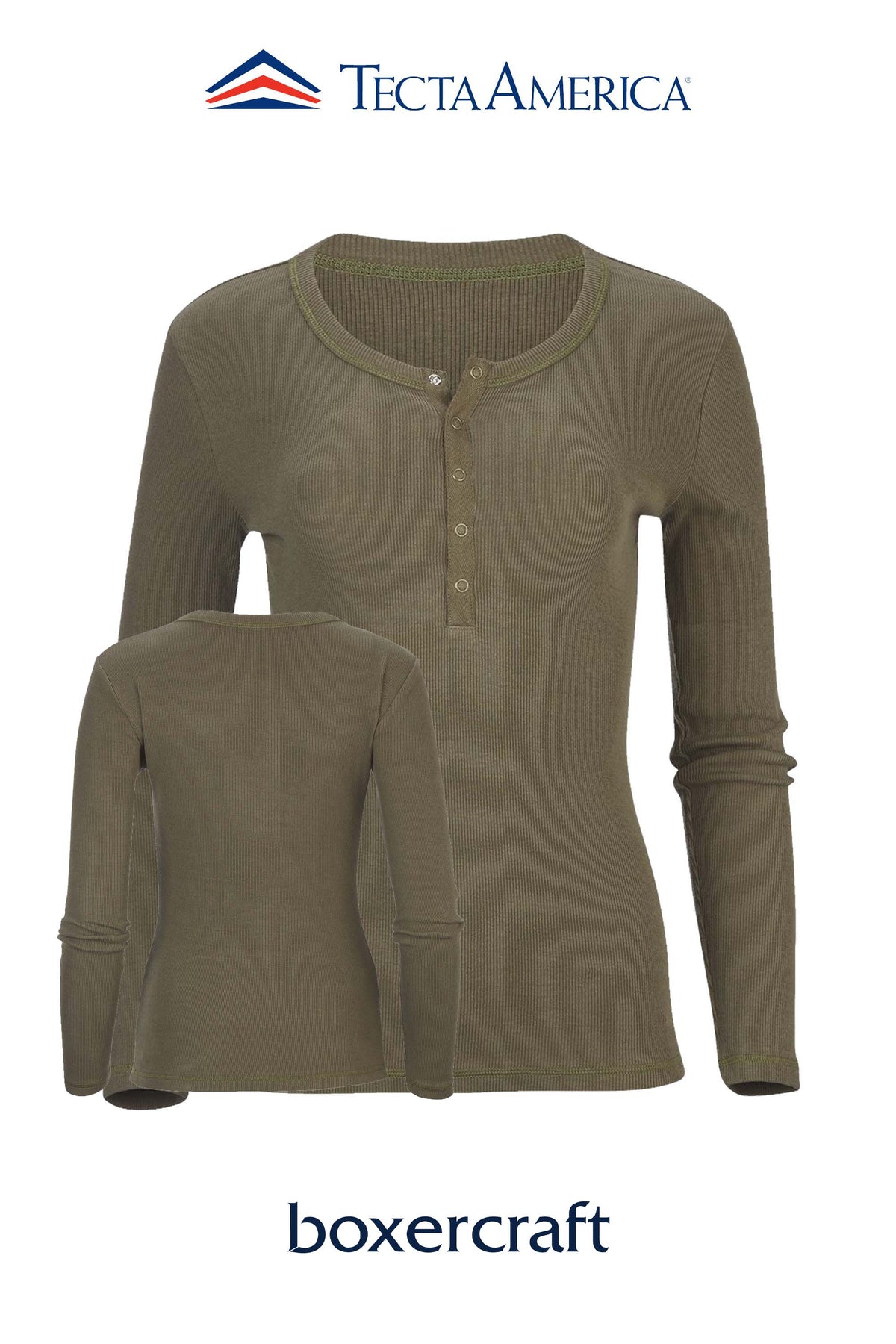 Boxercraft Women's Harper Long Sleeve Henley