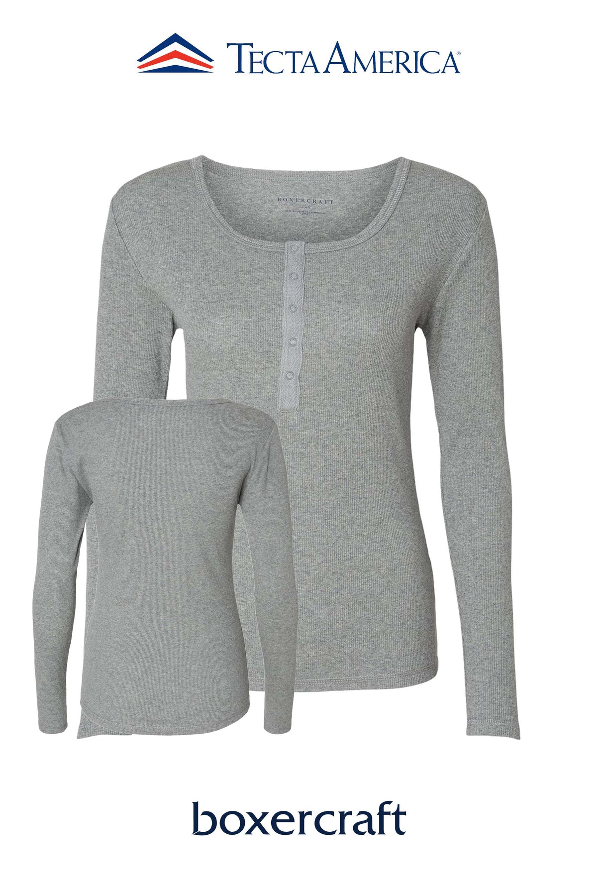 Boxercraft Women's Harper Long Sleeve Henley