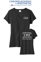 Port & Co™ Women's Tri-Blend V-Neck Tee - CRS