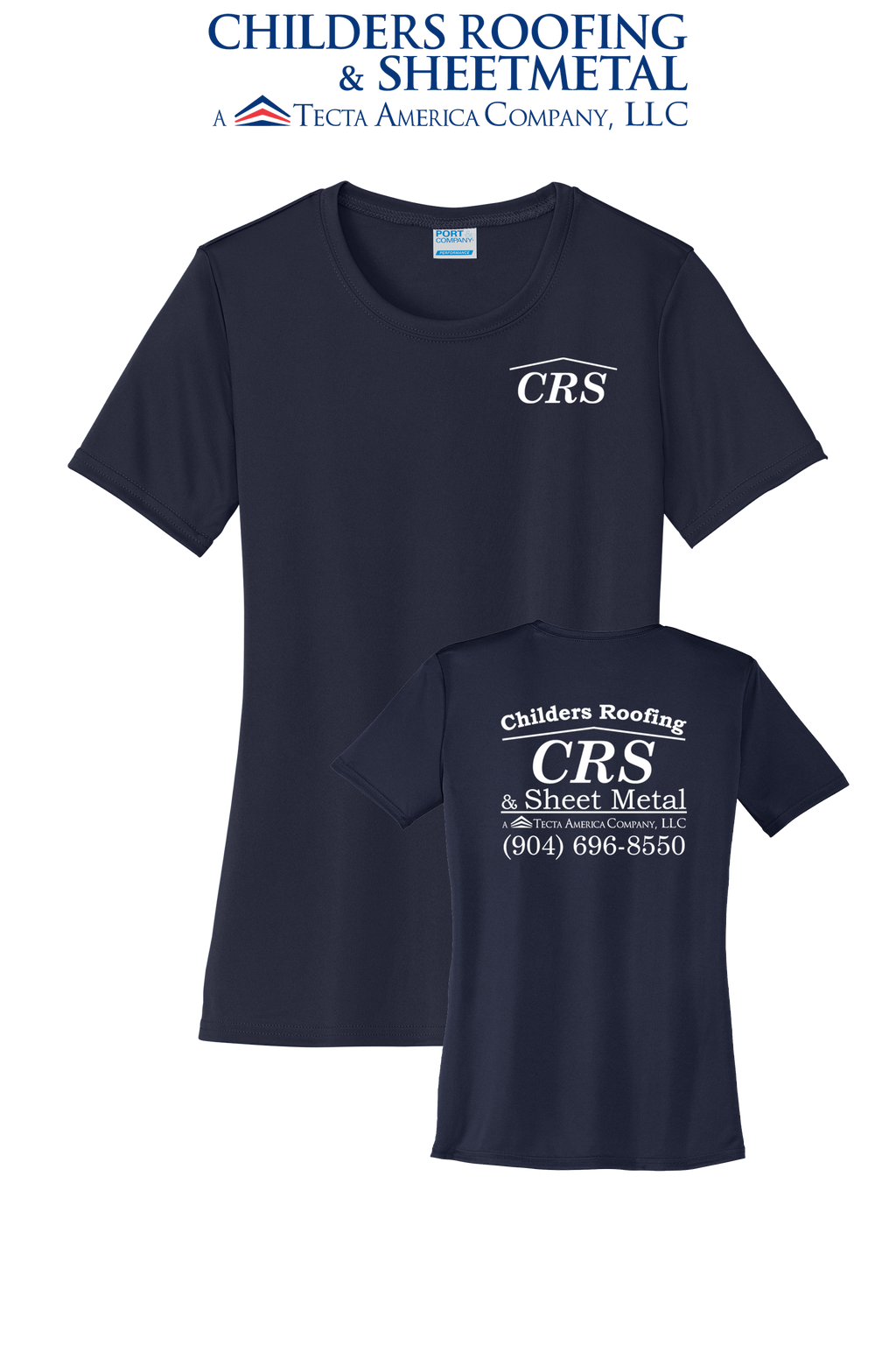 Port & Co™ Women's Performance  UPF50 Tee - CRS
