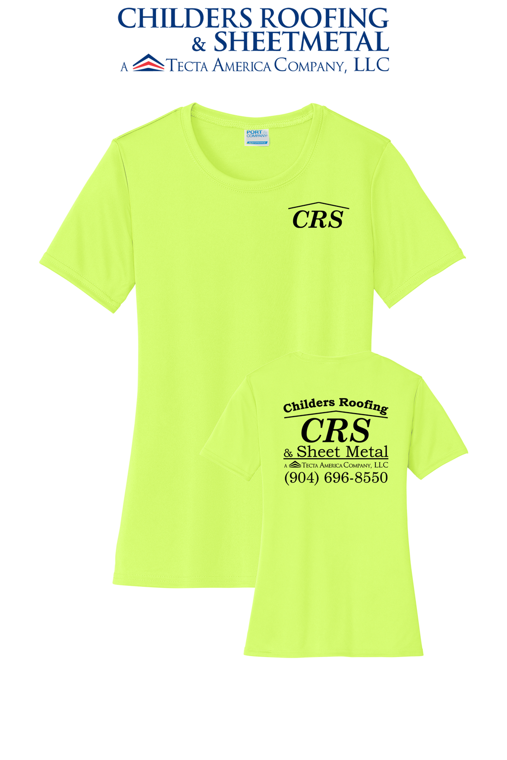Port & Co™ Women's Performance  UPF50 Tee - CRS