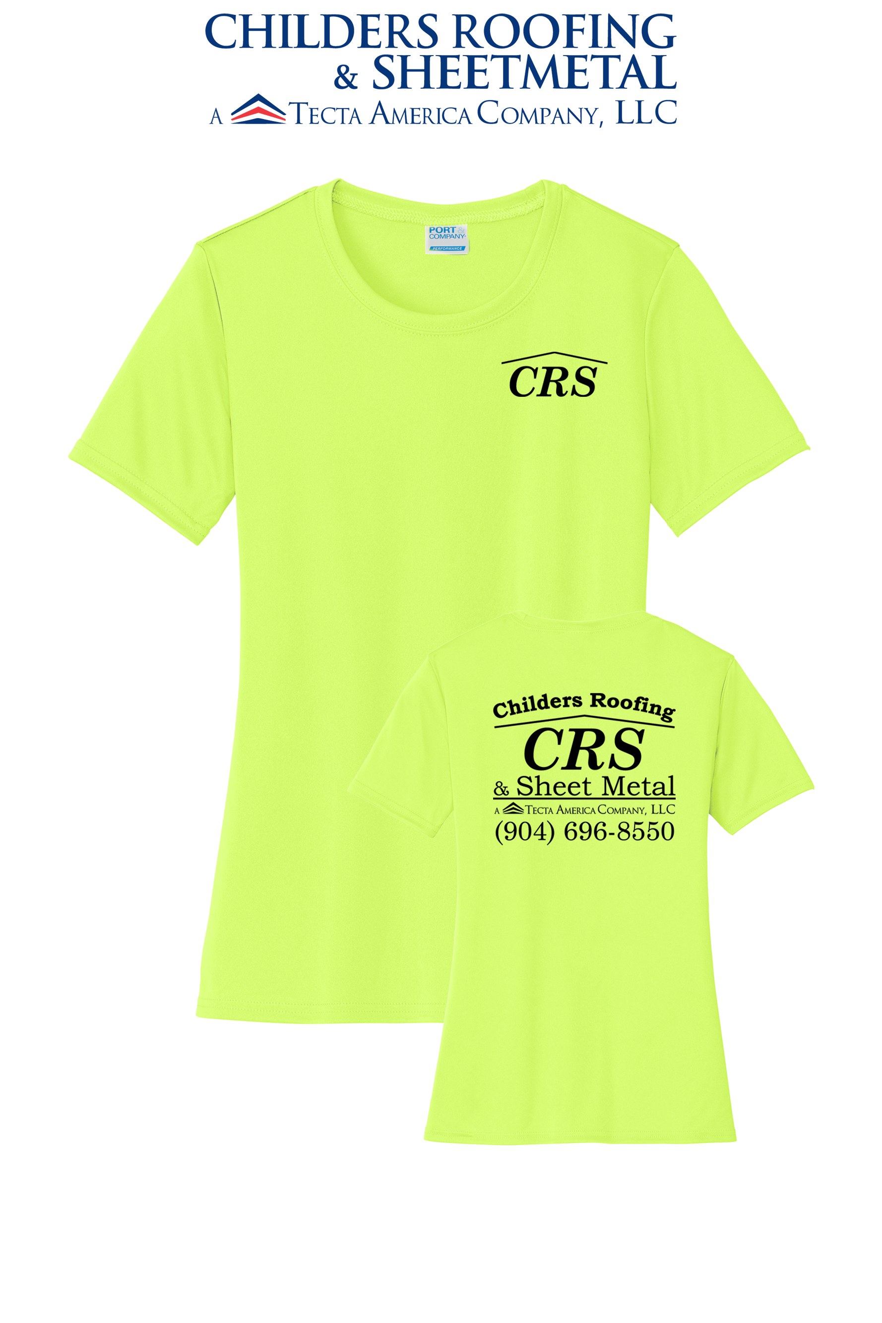 Port & Co™ Women's Performance  UPF50 Tee - CRS