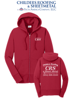 Port & Co™ Women's Core Fleece Full-Zip Hooded Sweatshirt - CRS