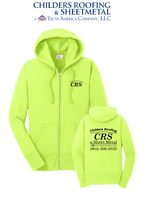 Port & Co™ Women's Core Fleece Full-Zip Hooded Sweatshirt - CRS