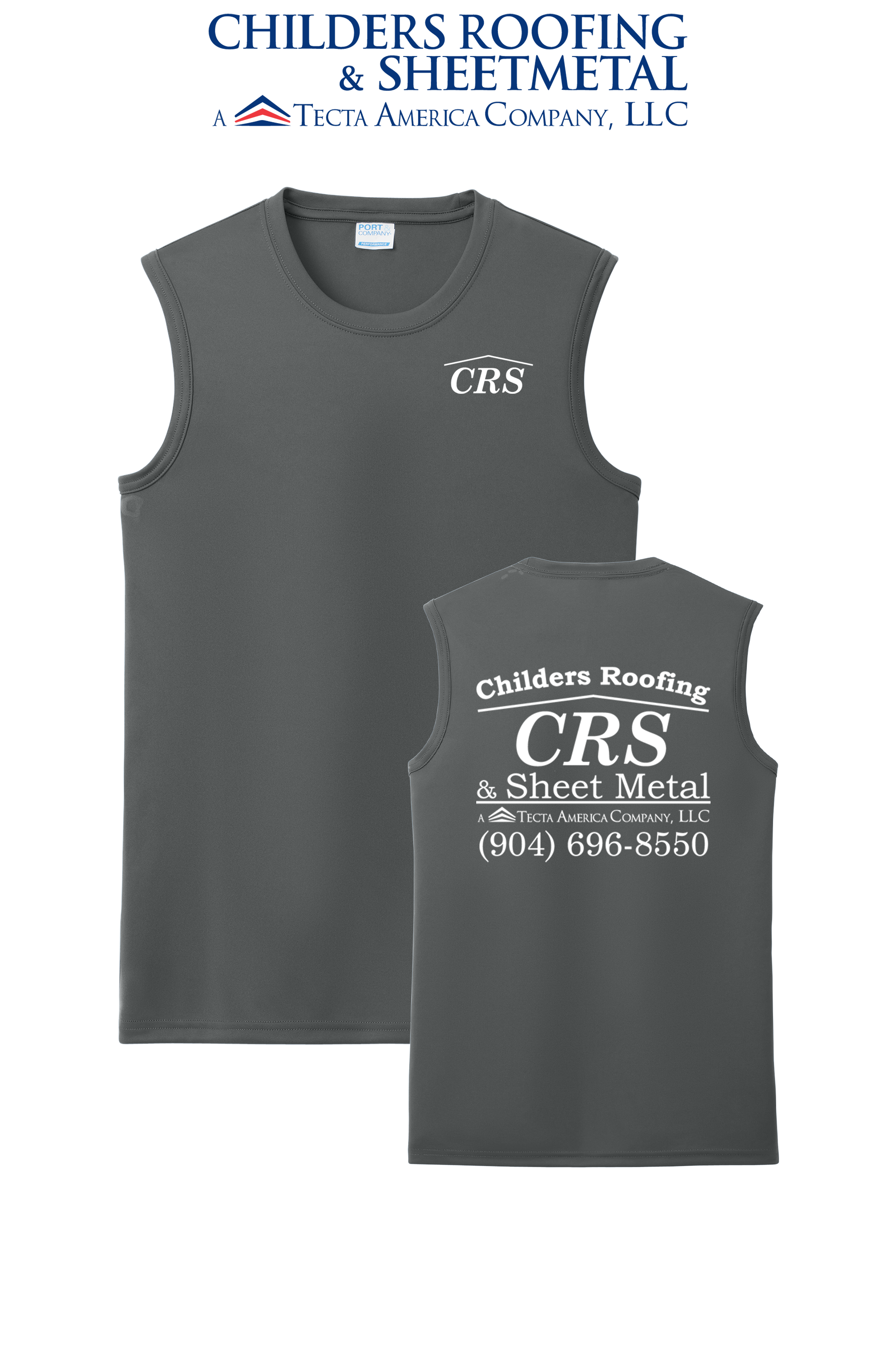 Port & Co™ Performance  UPF50 Sleeveless Tee - CRS