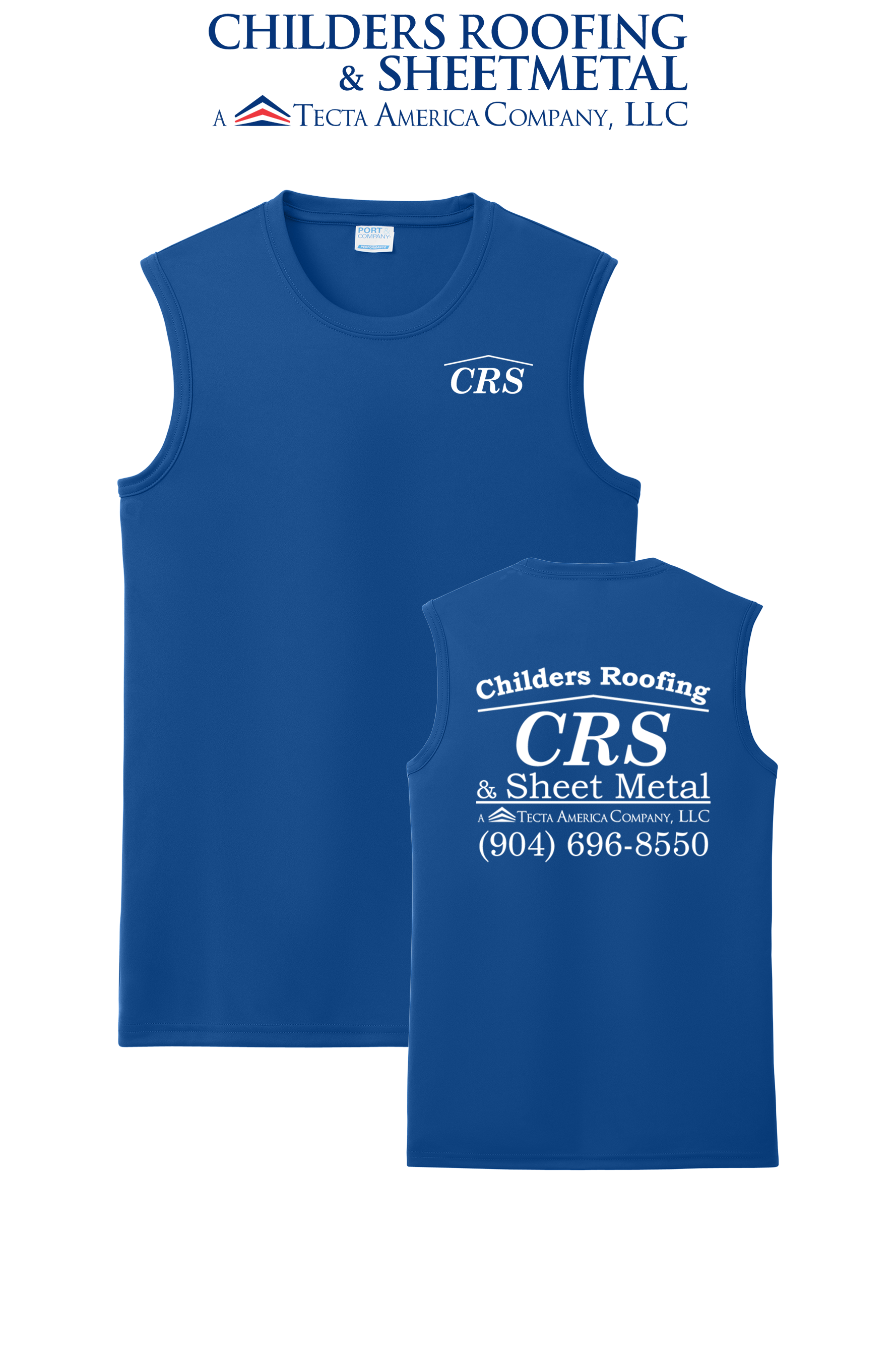 Port & Co™ Performance  UPF50 Sleeveless Tee - CRS