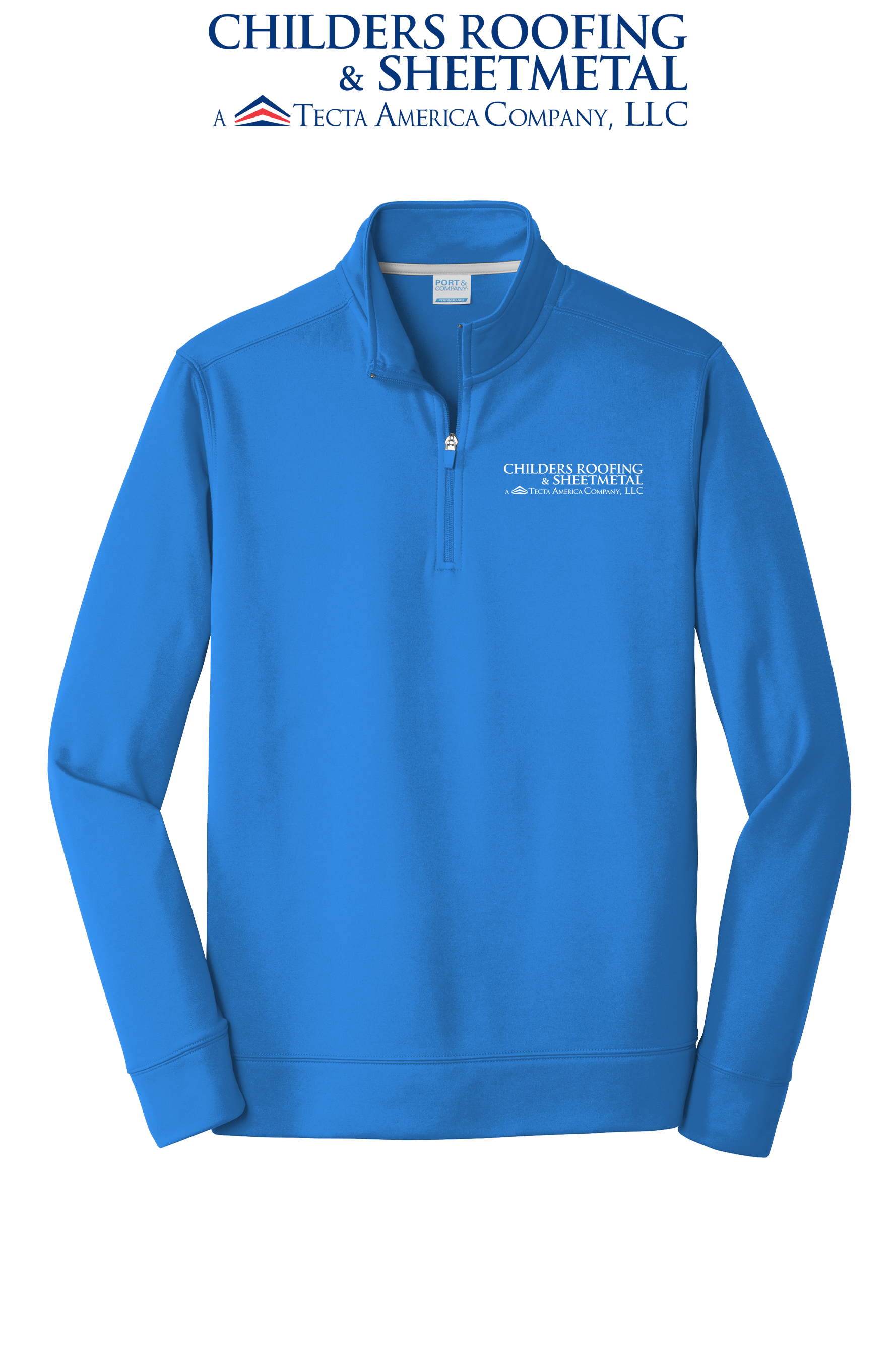 Port & Co™ Performance Fleece 1/4-Zip Pullover Sweatshirt - CRS