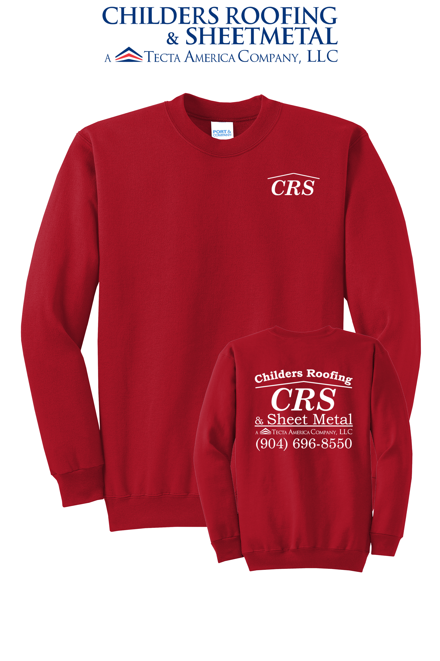 Port & Co™ Core Fleece Crewneck Sweatshirt - CRS