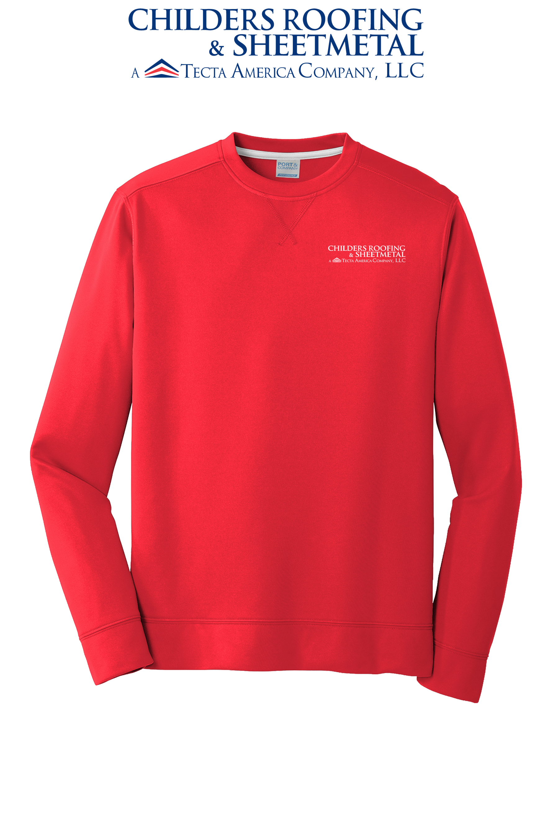 Port & Co™ Performance Fleece Crewneck Sweatshirt - CRS