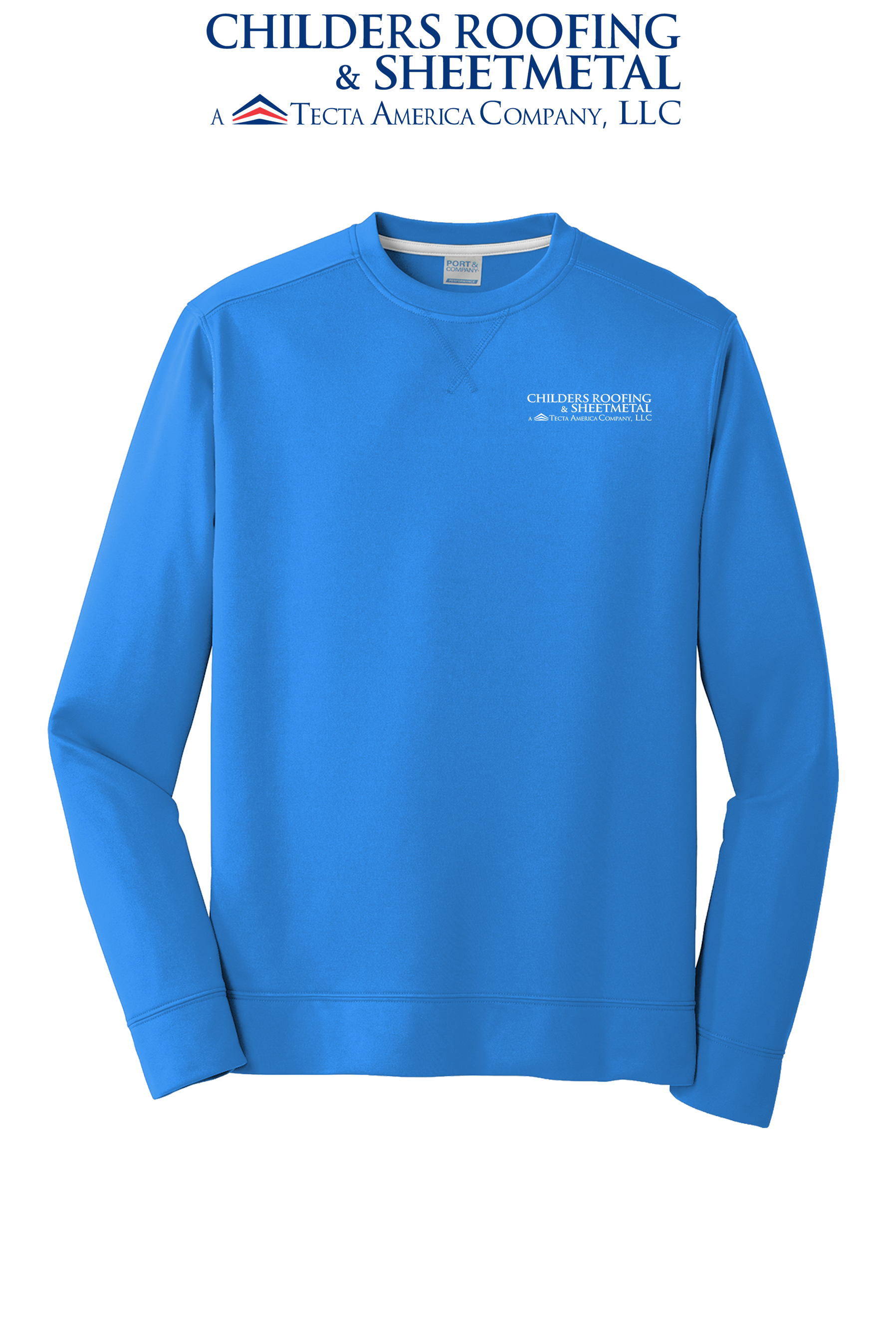 Port & Co™ Performance Fleece Crewneck Sweatshirt - CRS