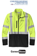 CornerStone® ANSI 107 Class 3 Soft Shell Jacket - CRS