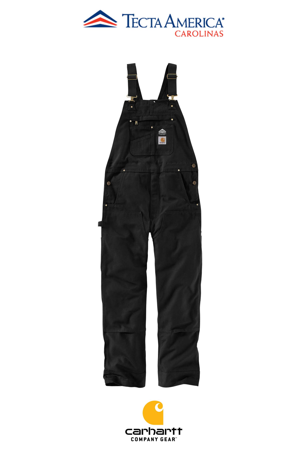 Carhartt® Duck Unlined Bib Overalls - Tecta America Carolinas LLC