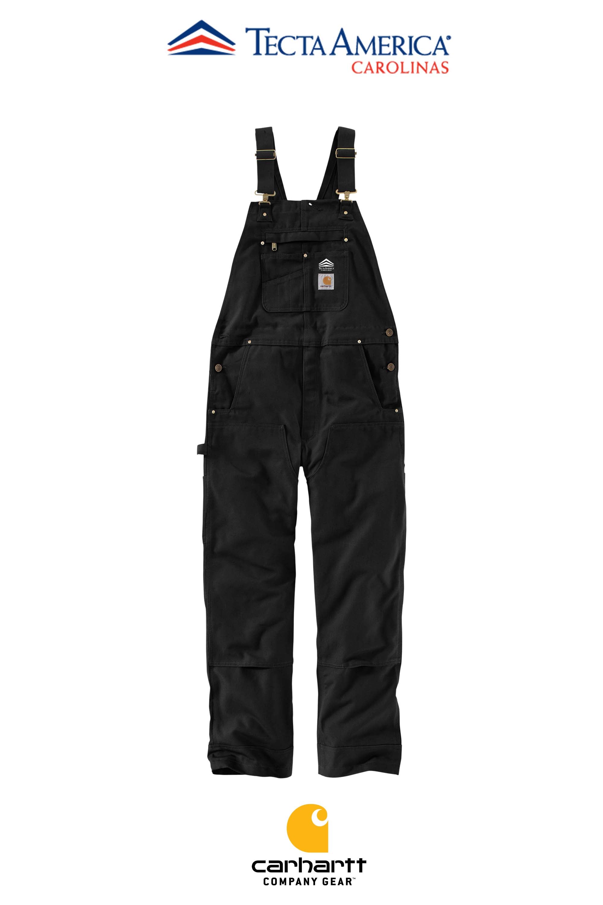 Carhartt® Duck Unlined Bib Overalls - Tecta America Carolinas LLC