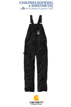 Carhartt® Duck Unlined Bib Overalls - CRS