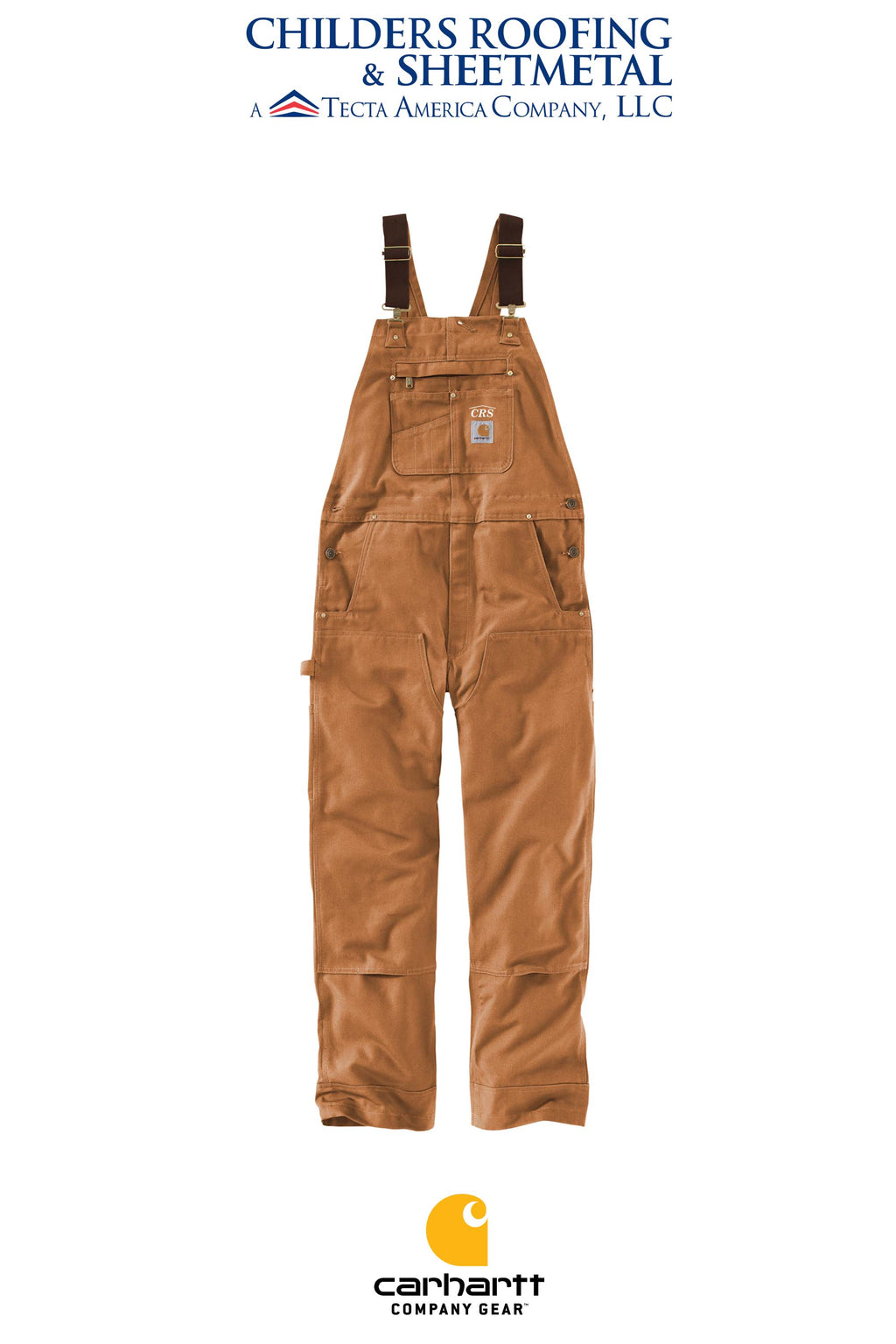 Carhartt® Duck Unlined Bib Overalls - CRS