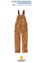 Carhartt® Duck Unlined Bib Overalls - CRS