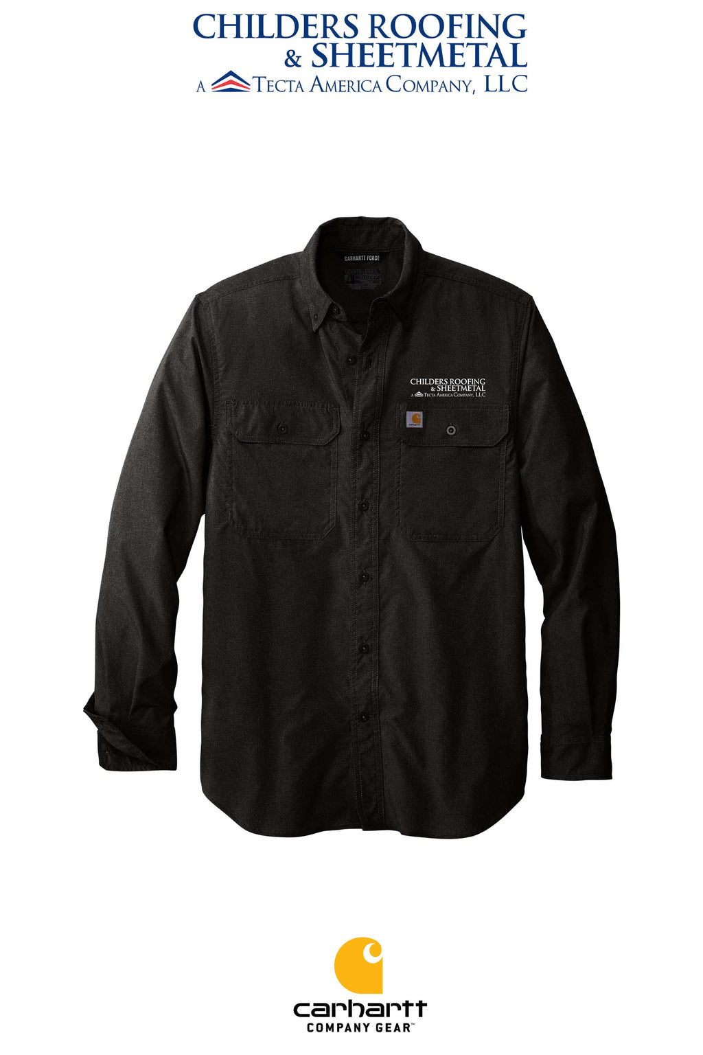 Carhartt Force® Solid Long Sleeve Shirt - CRS