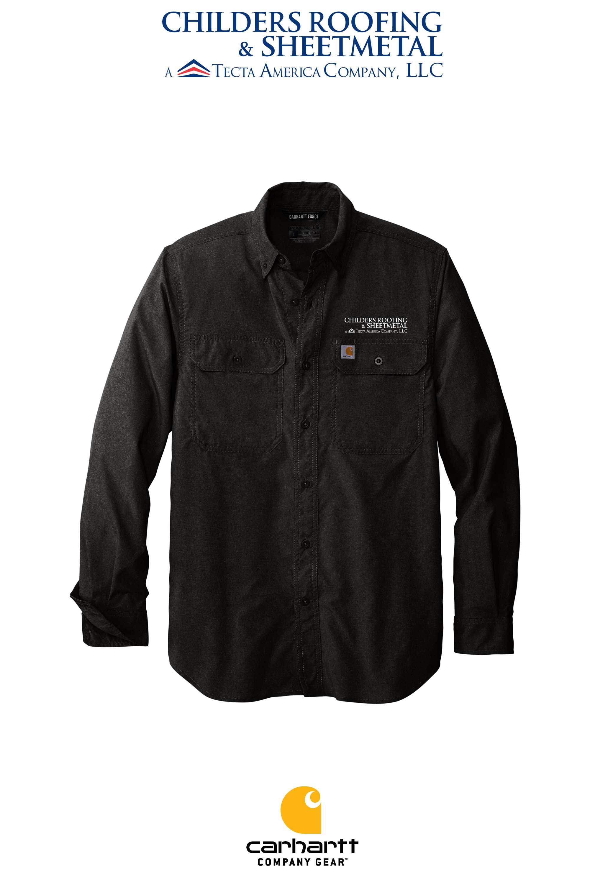 Carhartt Force® Solid Long Sleeve Shirt - CRS