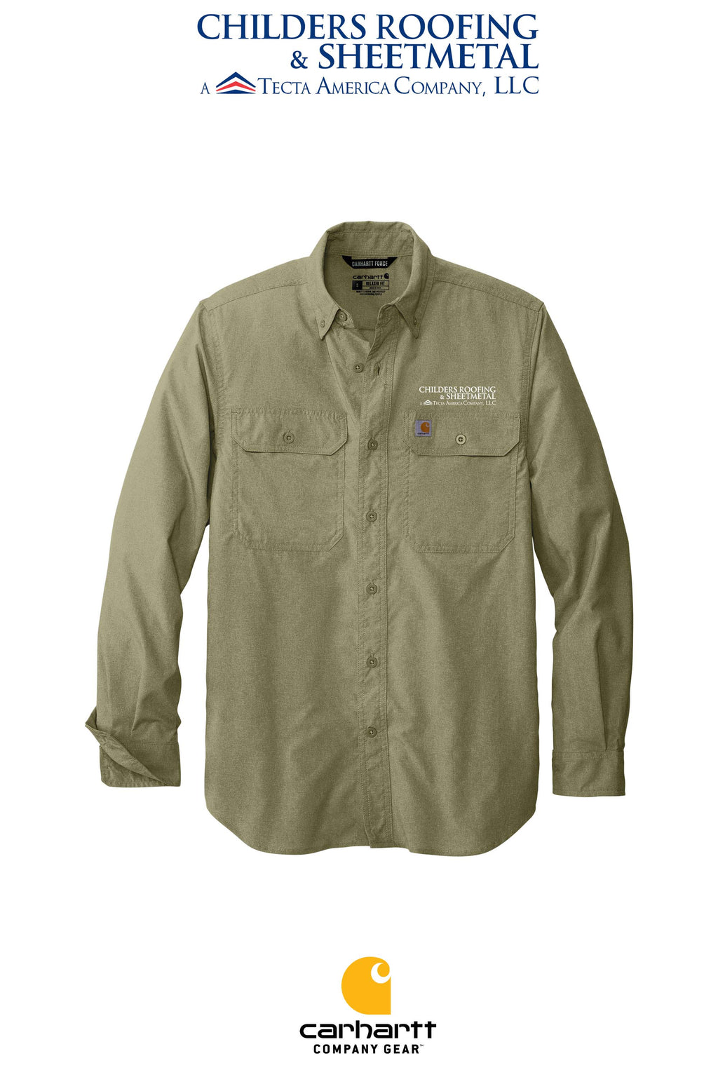 Carhartt Force® Solid Long Sleeve Shirt - CRS
