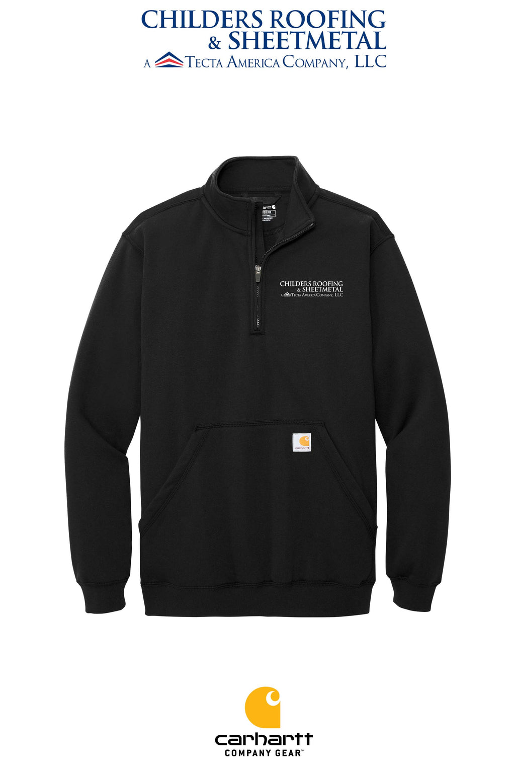Carhartt® Midweight 1/4-Zip Mock Neck Sweatshirt - CRS