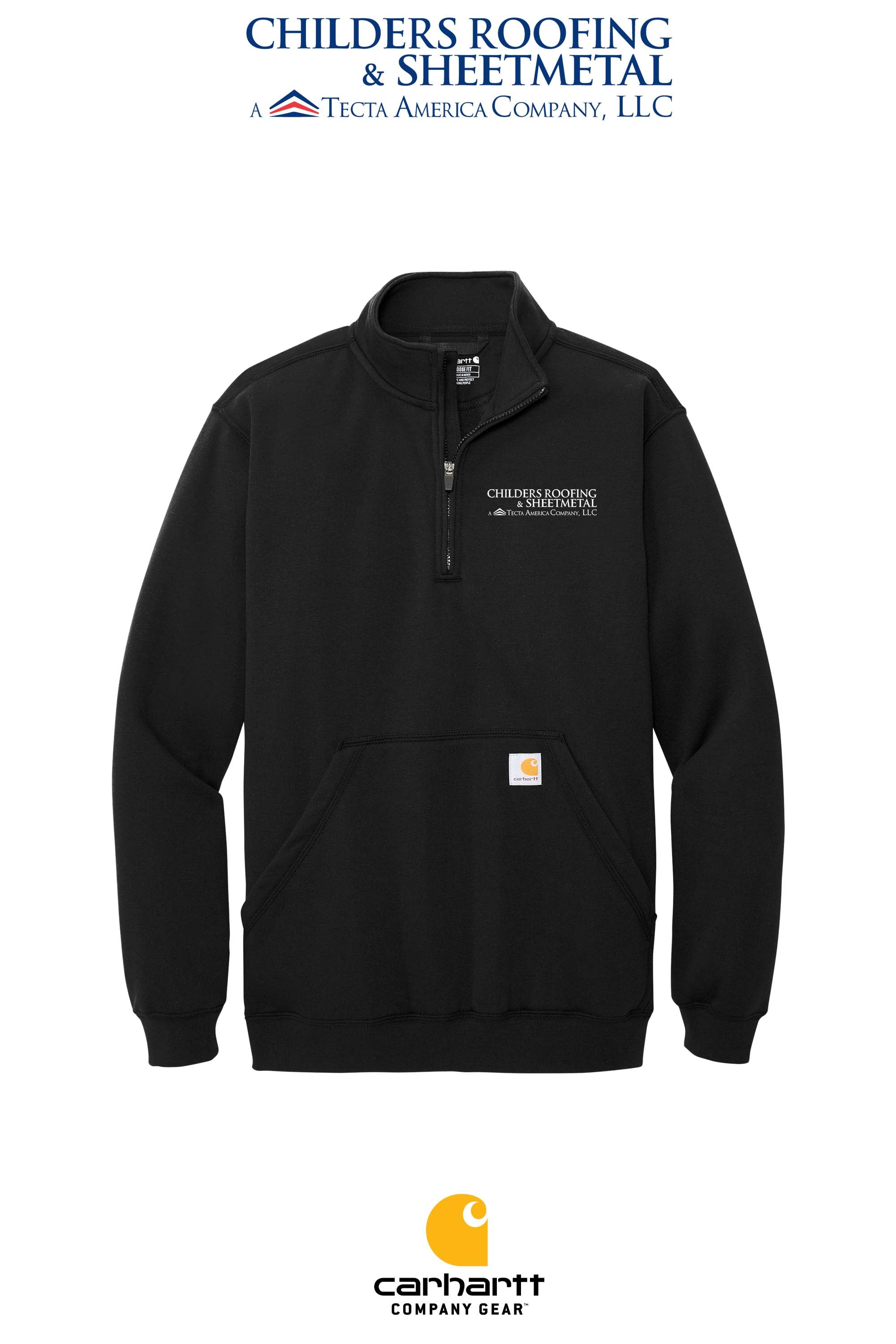 Carhartt® Midweight 1/4-Zip Mock Neck Sweatshirt - CRS