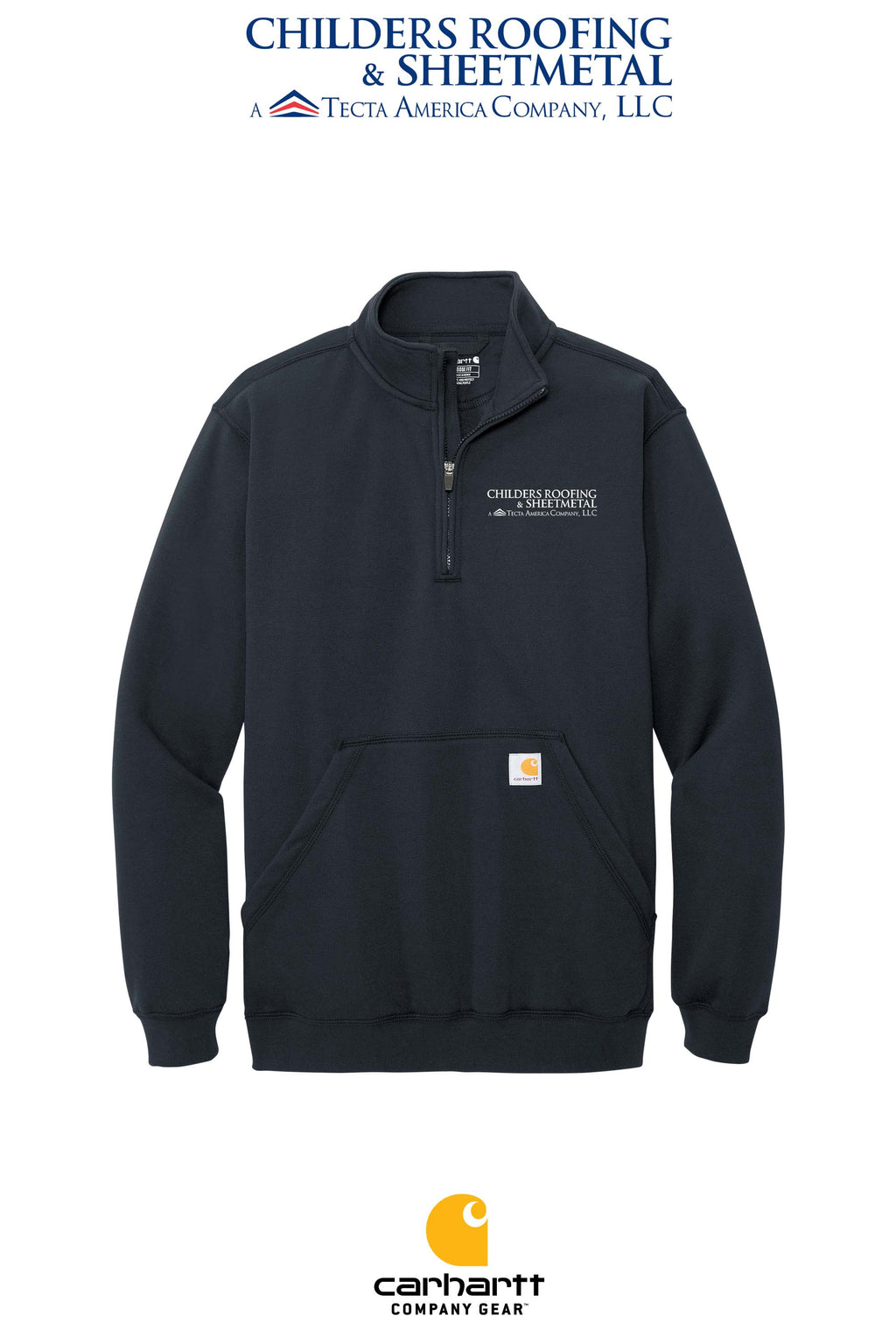 Carhartt® Midweight 1/4-Zip Mock Neck Sweatshirt - CRS