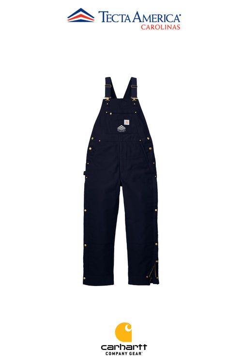 Carhartt® Firm Duck Insulated Bib Overalls - Tecta America Carolinas LLC