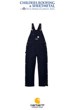 Carhartt® Firm Duck Insulated Bib Overalls - CRS
