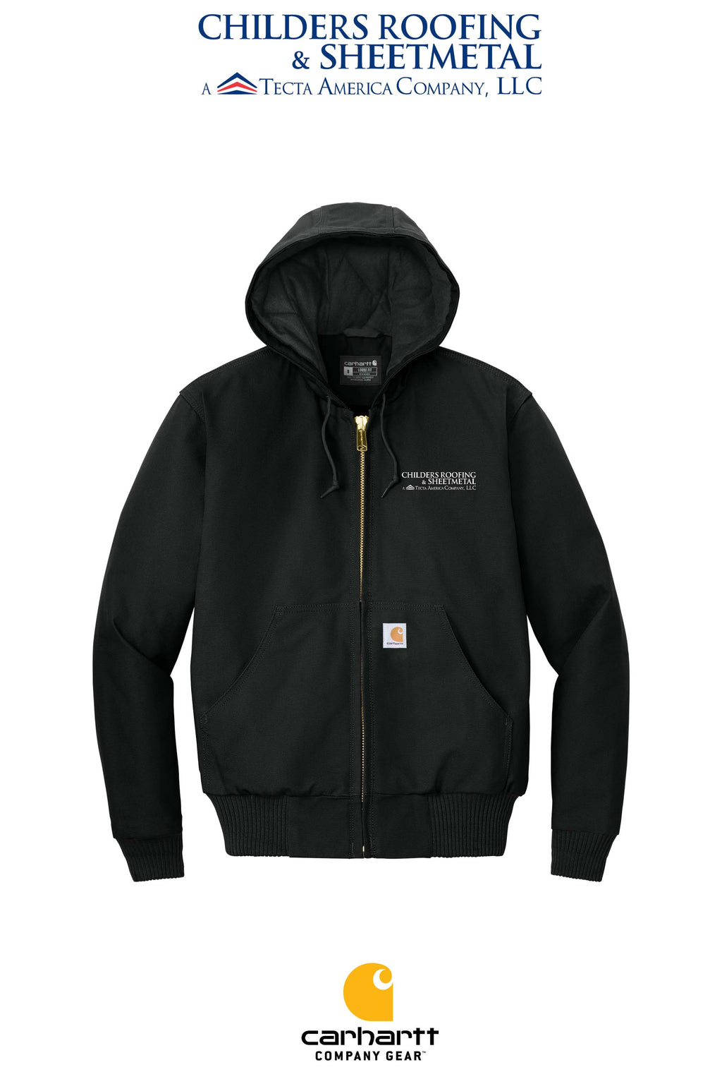 Carhartt® Quilted-Flannel-Lined Duck Active Jac - CRS