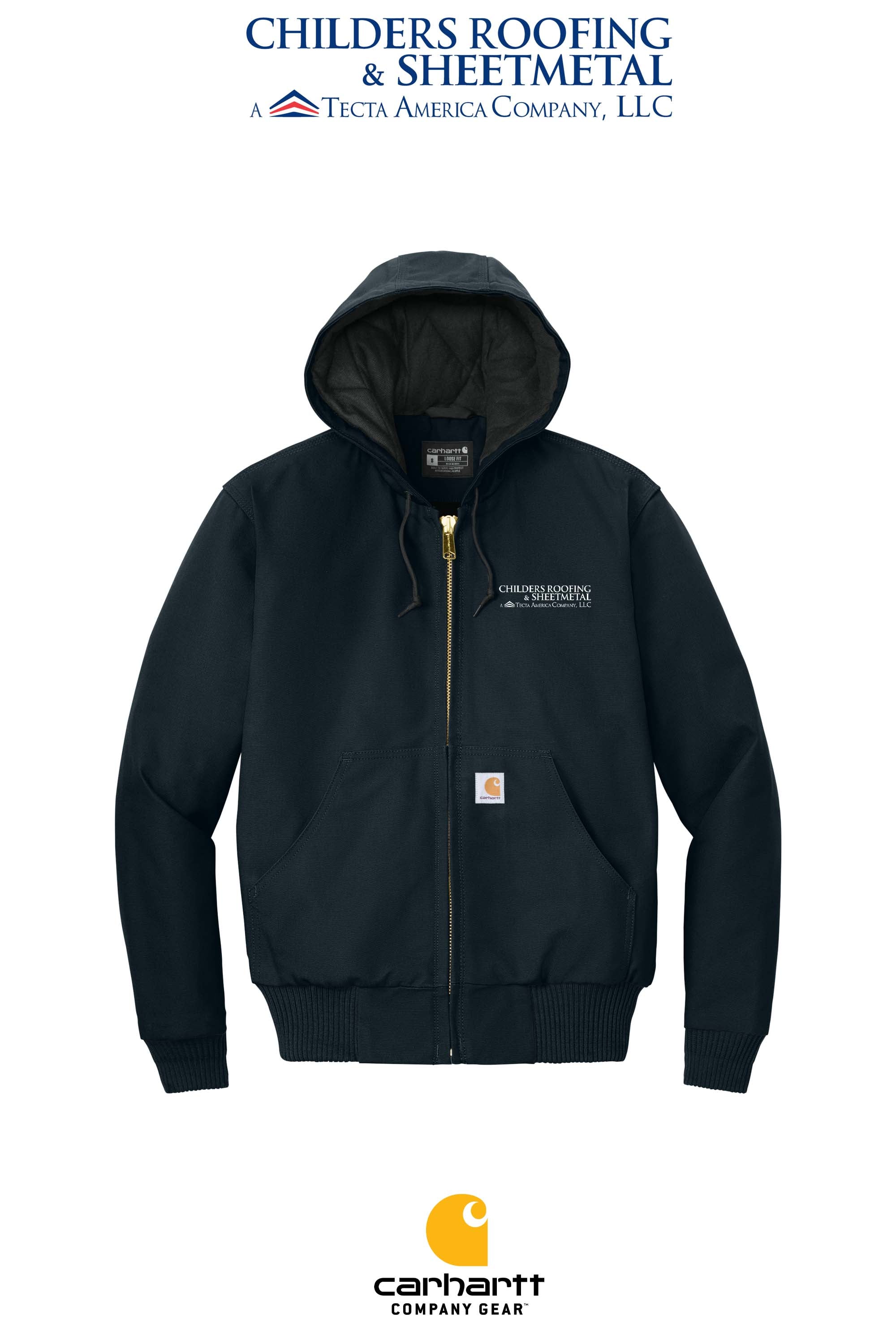 Carhartt® Quilted-Flannel-Lined Duck Active Jac - CRS