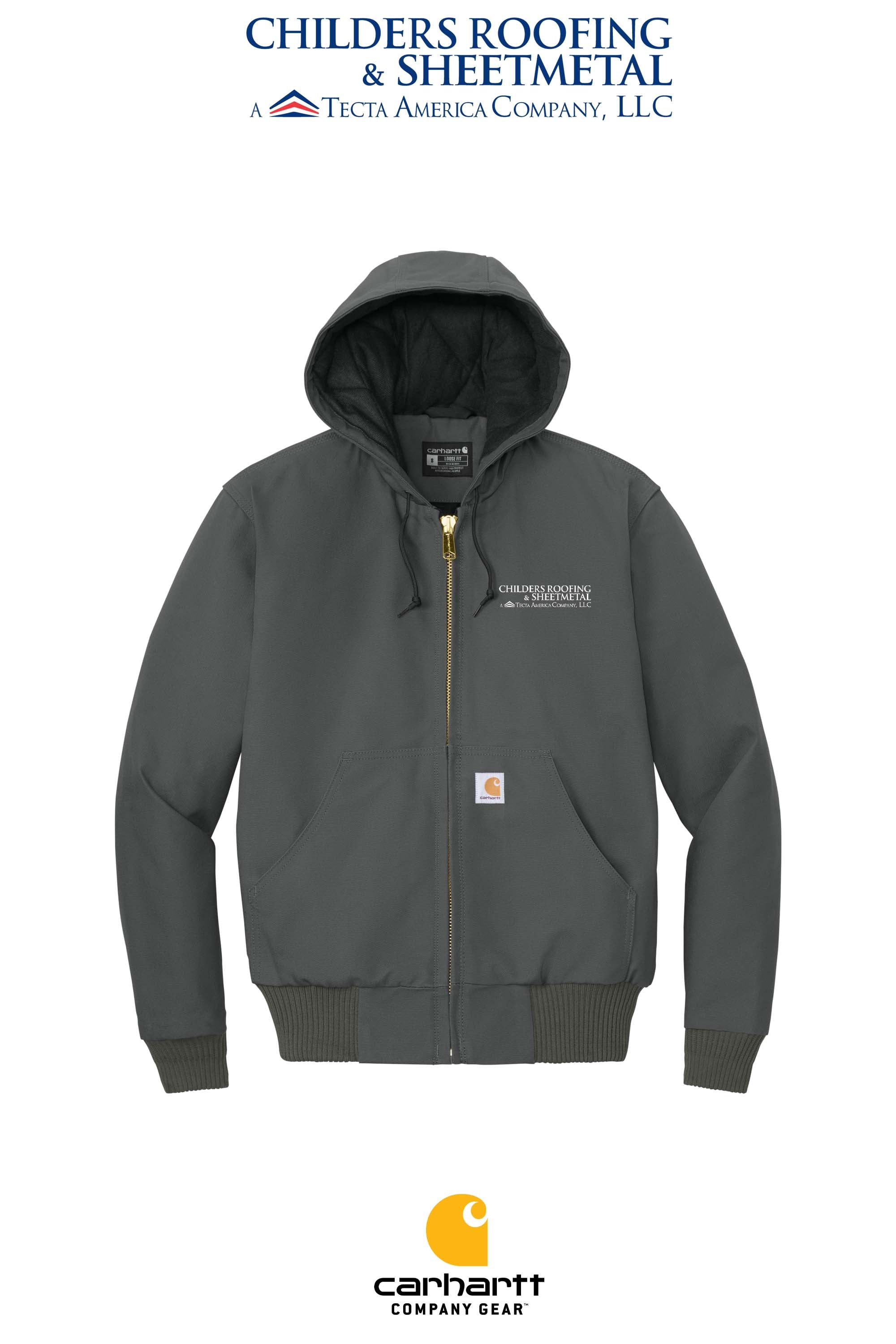 Carhartt® Quilted-Flannel-Lined Duck Active Jac - CRS